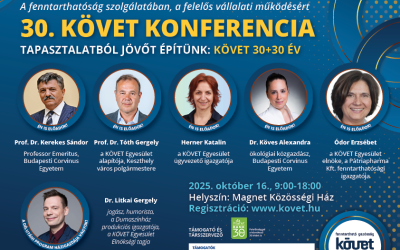 Meghívó a 30. jubileumi KÖVET Konferenciára